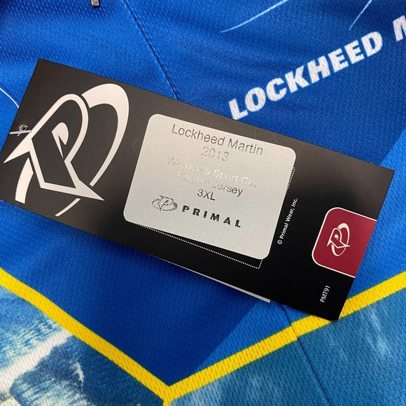 Primal LOCKHEED MARTIN 2013 Sport cut cycling jersey  Women's 3XL NWT - Picture 8 of 10